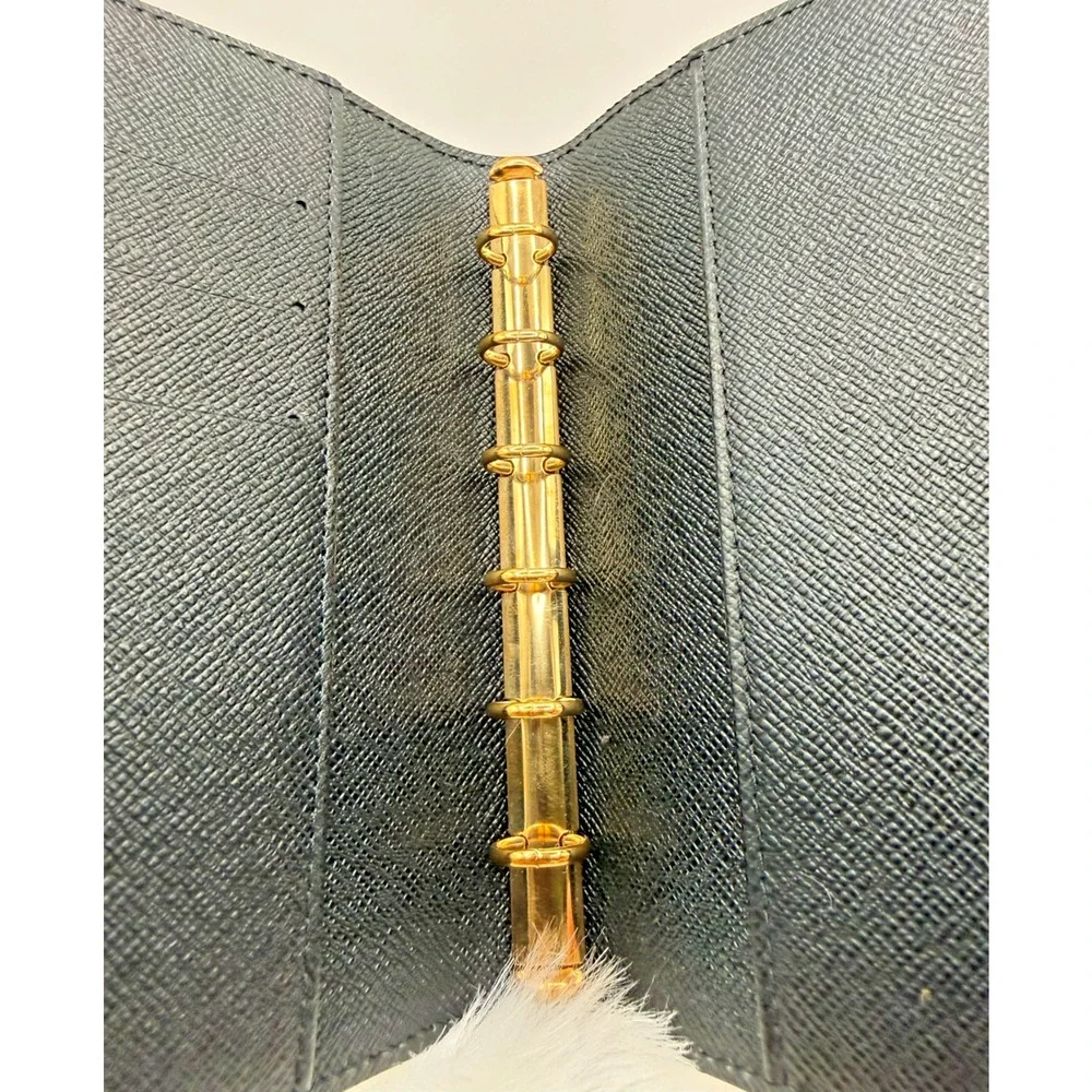 Louis Vuitton Black Epi Leather Agenda PM W/Box